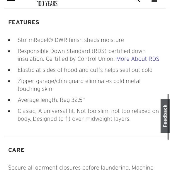 NWT Eddie Bauer Luna Peak Down Parka - Picture 8 of 8